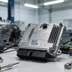 Diagnóstico automotriz: lectura OBD de DTC confirmados y/o permanentes en unidad de control.