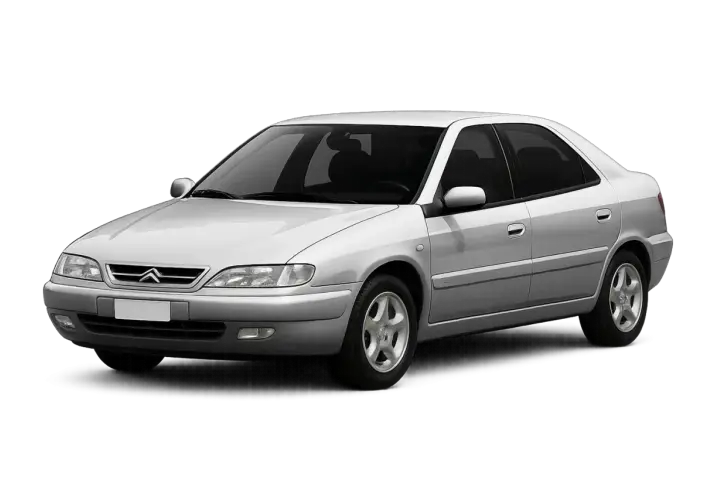 Citroën Xsara plateado, útil para el esquema correa alternador.