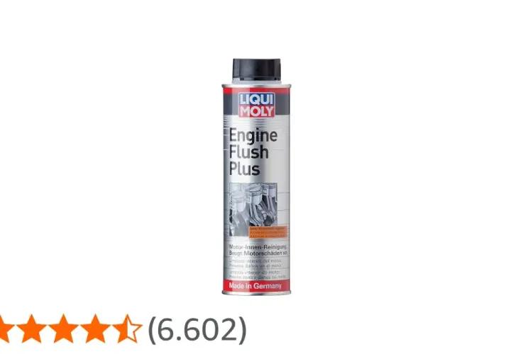 Bote de limpiador de motor interno Liqui Moly Engine Flush Plus, para mantener tu motor como nuevo.