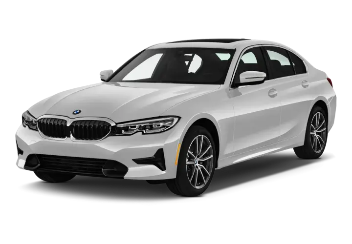 Sedán blanco BMW 330e, elegante y moderno. ¿Será que los **bmw 330e problemas** son solo un mito?