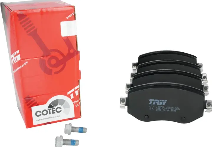 Caja roja TRW y pastillas de freno. Opiniones sobre pastillas de freno TRW positivas por su calidad.