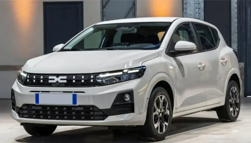 Dacia Sandero GLP blanco, listo para disfrutar de su gran autonomía.